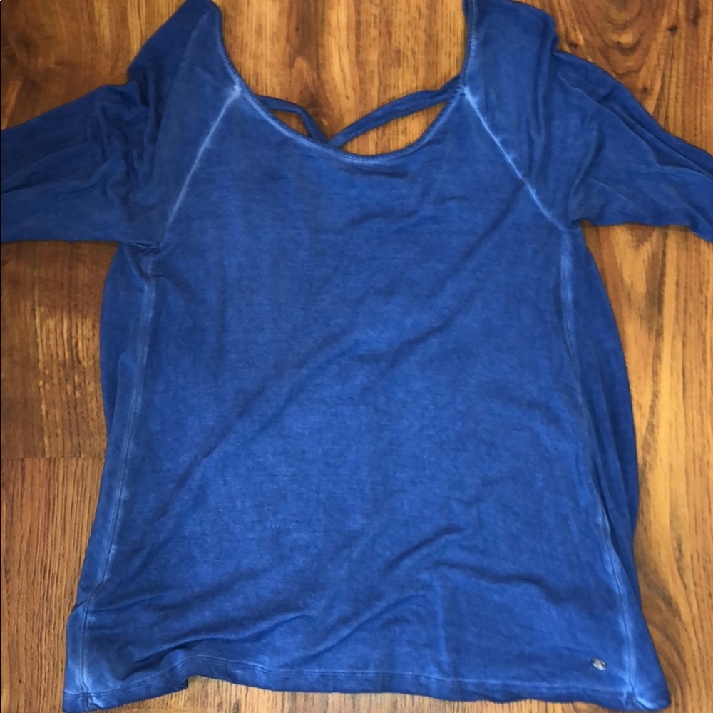 American Eagle soft blue shirt